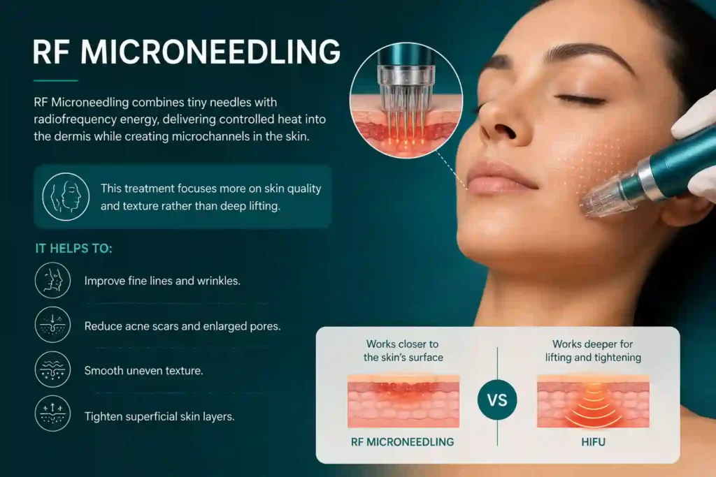 What Does RF Microneedling Do That HIFU Alone Cannot Cambridgeshire