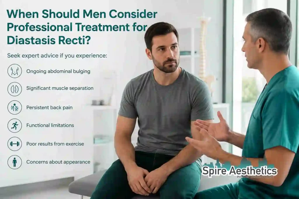 When Should Men Consider Professional Treatment for Diastasis Recti Cambridgeshire?